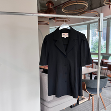 Load image into Gallery viewer, V-Neck Notch Lapel Blouse