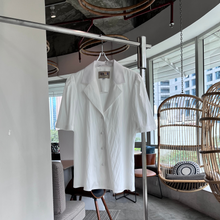 Load image into Gallery viewer, V-Neck Notch Lapel Blouse