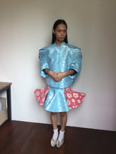 Load image into Gallery viewer, Lan Two-Tone Panel Flare Skirt