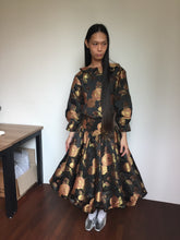 Load image into Gallery viewer, Ling Yoke Bubble Midi Skirt