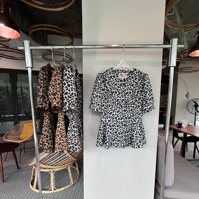 Polly Leopard Blouse