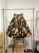 Load image into Gallery viewer, Ling Yoke Bubble Midi Skirt