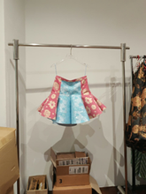 Load image into Gallery viewer, Lan Two-Tone Panel Flare Skirt